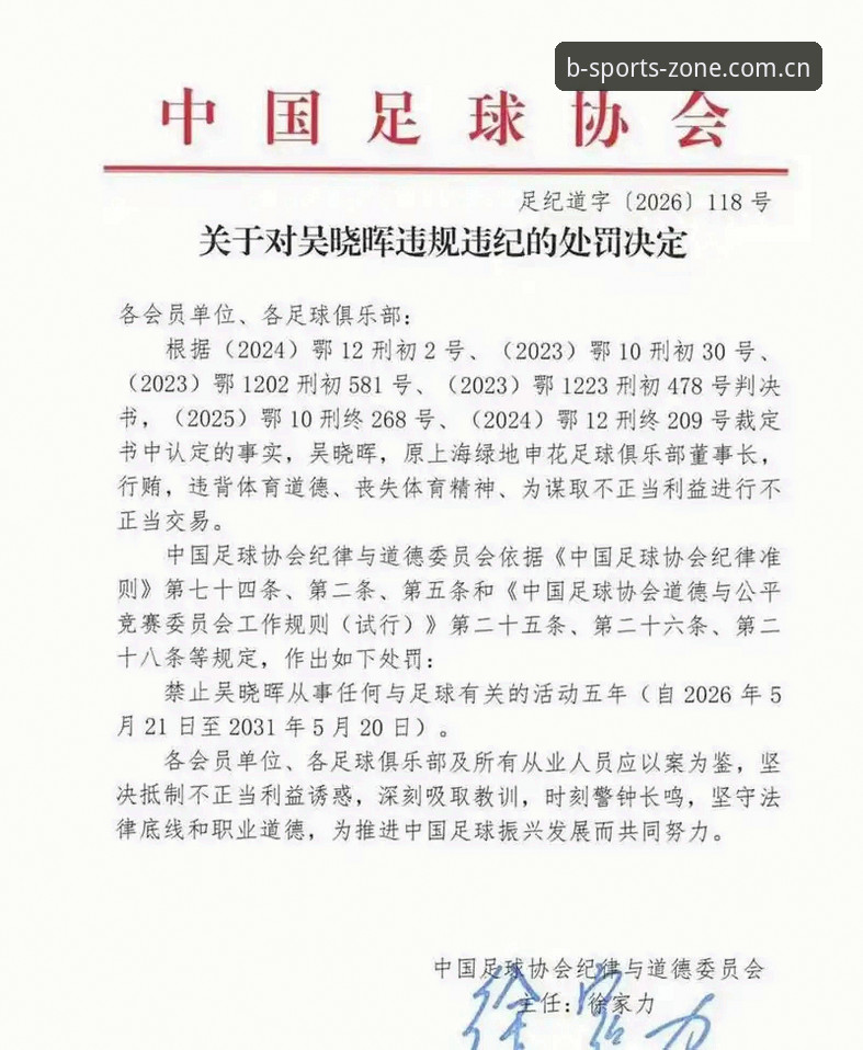 资深用户分享：从足协第三批禁足名单看中国足球的“刮骨疗毒”